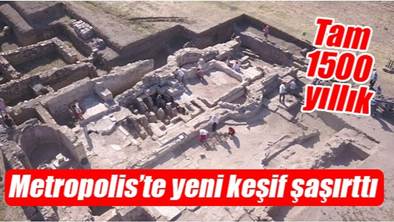 Metropolis antik kentinde 1500 yıllık mühendislik harikası bina keşfedildi