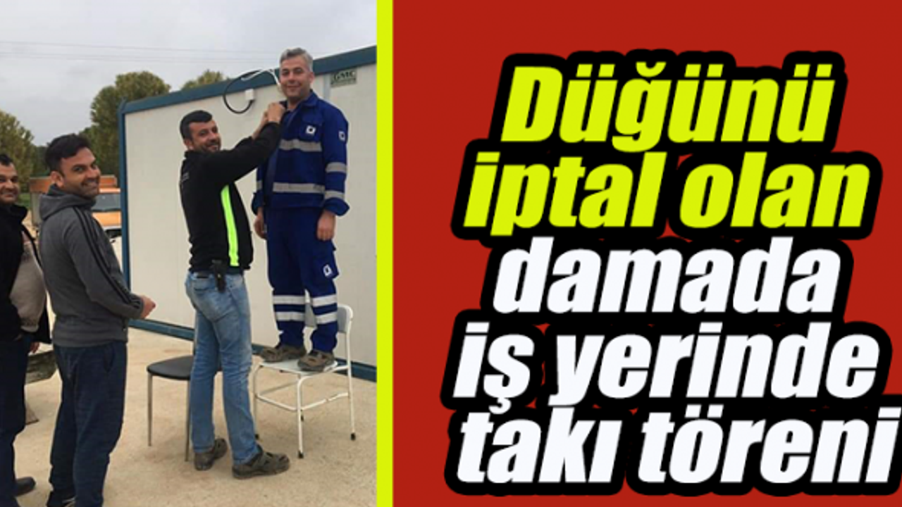 Koronavirüs takı törenine engel olamadı