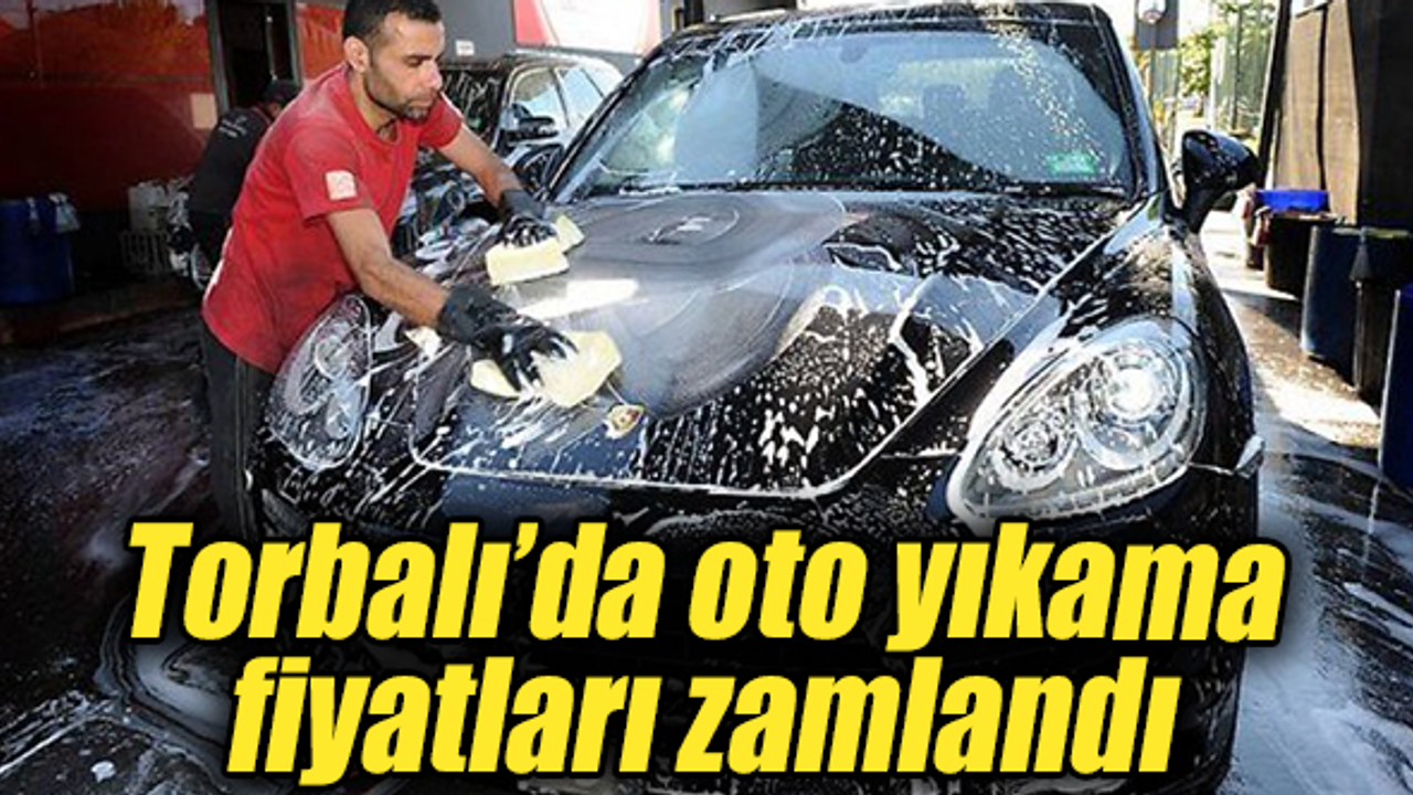 Bir zam da oto yıkamaya