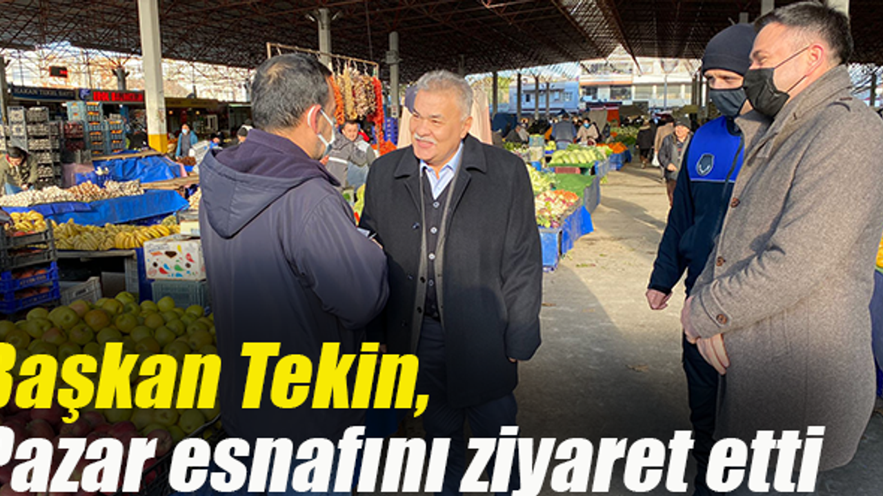 Esnaf ve vatandaşla bir araya geldi