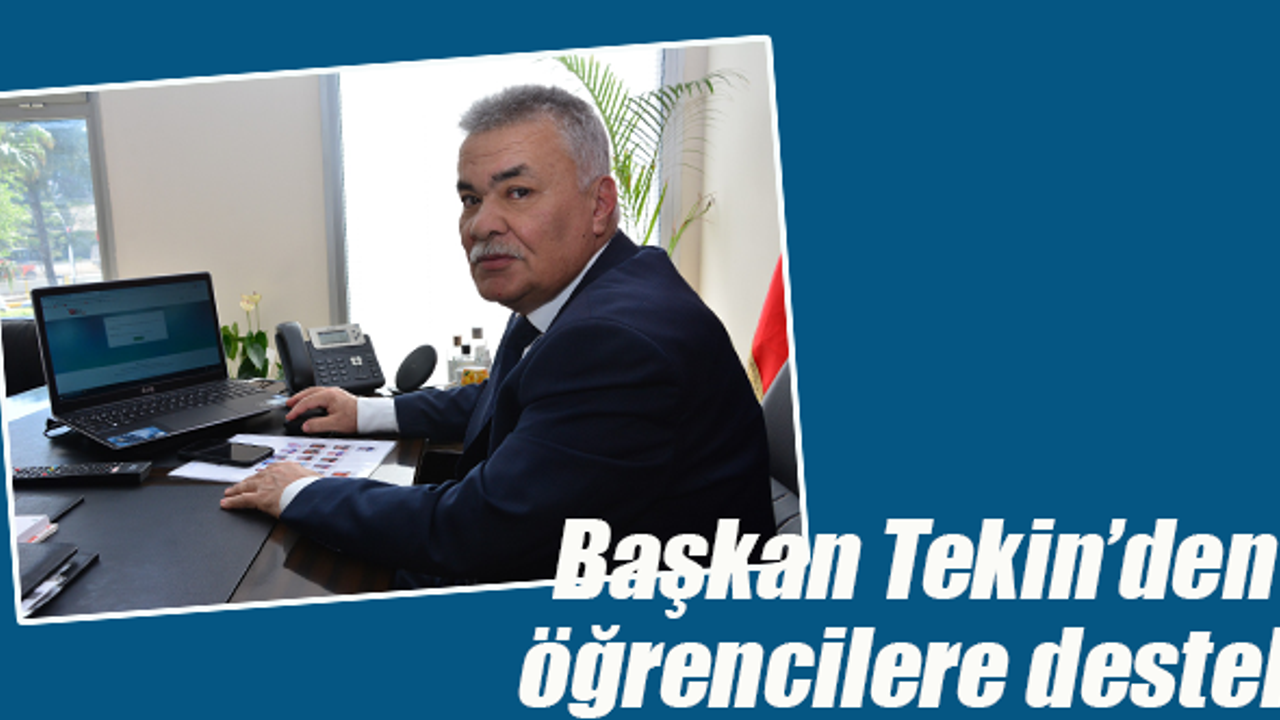 Askıda Genç Bilet’e bir destek de Başkan Tekin’den