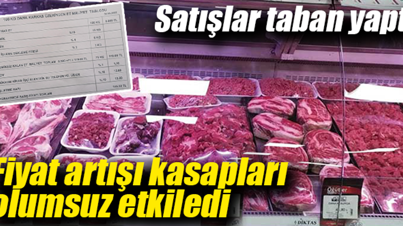 Böyle giderse kasaplar kepenk kapatacak!