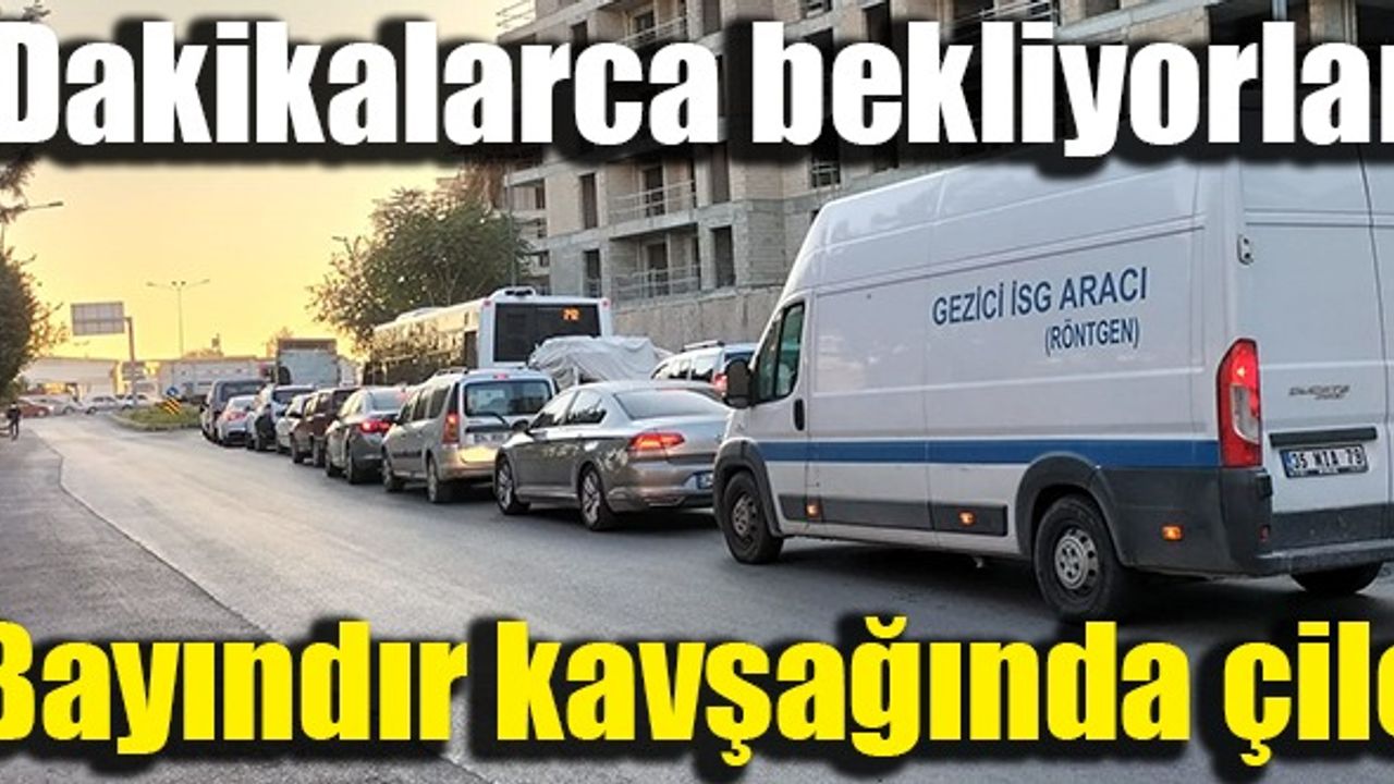 Bayındır Kavşağı isyan ettiriyor!