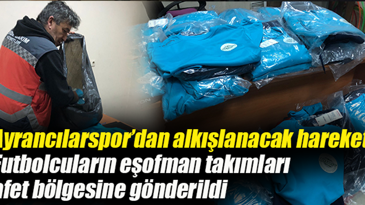 Ayrancılar’dan afet bölgesine yardım eli