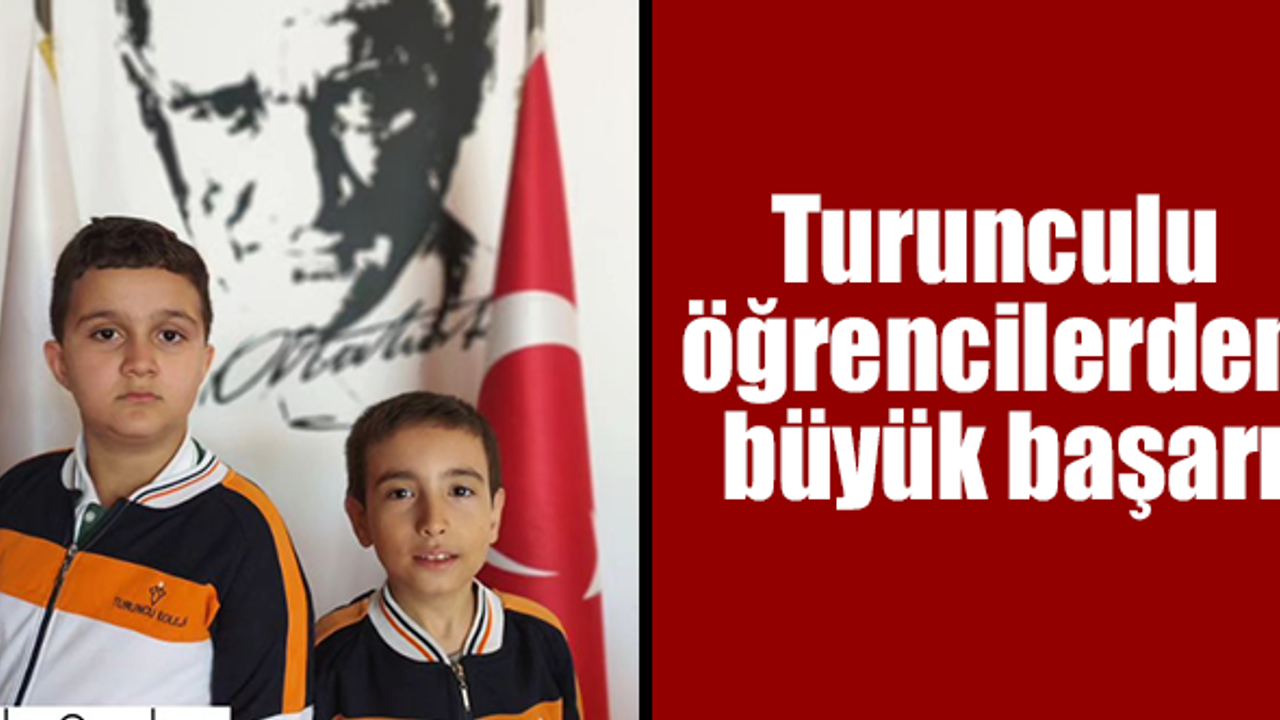 Turunculu öğrenciler ilk ikiyi kimseye bırakmadı