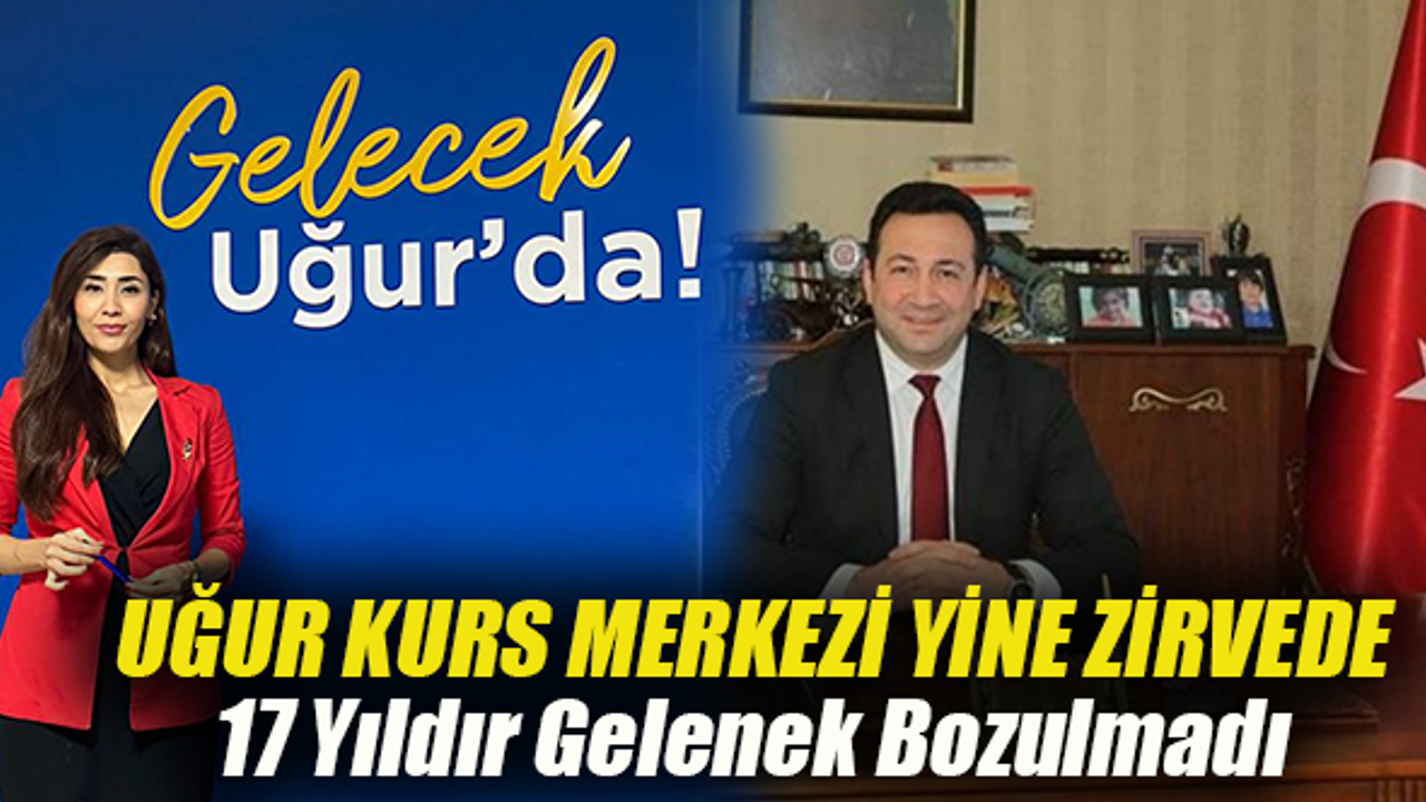 Uğur Kurs, onlarca genci üniversiteli yaptı