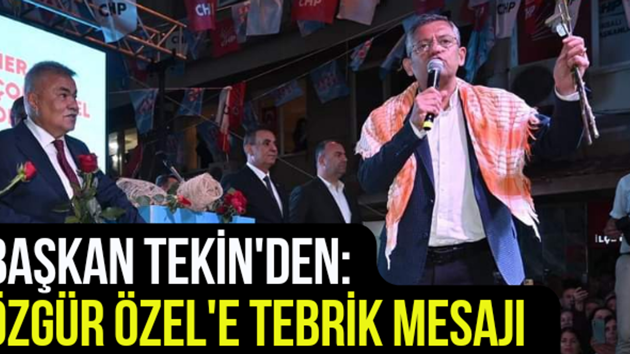 Başkan Tekin'den 'Özel' kutlama