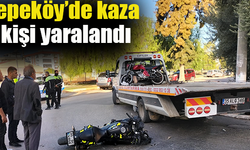 Ara yoldan çıkan otomobil kazaya sebep oldu