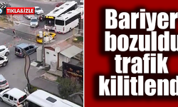 Trafik kilitlendi