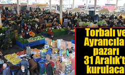 Belediye’den Ayrancılar ve Torbalı pazarına yılbaşı düzenlemesi
