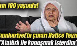 100 yaşındaki Torbalılı Hatice Yılmaz'ın bir ömürlük Atatürk özlemi