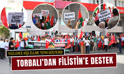 Torbalı’dan Filistin’e destek İsrail’e tepki