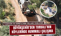 Taşkesik ve Ahmetli’nin yolları yenilendi