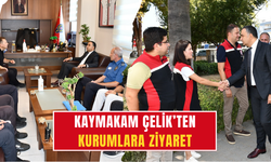 Kurumları inceledi, personel ile tanıştı