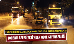 Yağmur sonrası ekipler gece-gündüz sahadaydı