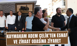 Kaymakam Adem Çelik’ten Esnaf ve Ziraat Odasına Ziyaret