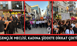 Alsancak’taki yürüyüşe öncülük etti