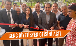 Genç diyetisyen ofisini açtı