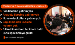 5. İmam hatip lisesi için ihaleye çıkıldı