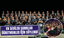 En sevilen şarkılar öğretmenler için söylendi