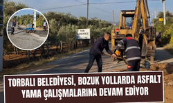 Bozuk Yollarda Asfalt Yama Çalışmaları Devam Ediyor