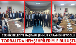 Torbalı’da hemşehrileriyle buluştu