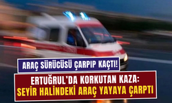 Araç sürücüsü çarpıp kaçtı!