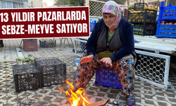 13 Yıldır Pazarlarda Sebze-Meyve Satıyor