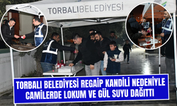 Torbalı Belediyesi’nden  camilerde kandil ikramı