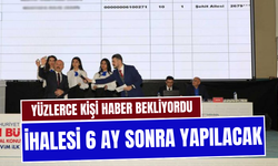 İhalesi 6 ay sonra yapılacak