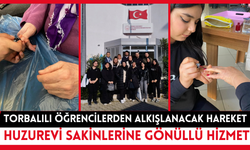 Huzurevi sakinlerinin kişisel bakımlarını gerçekleştirdiler