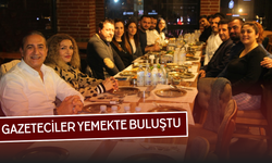 Gazeteciler yemekte buluştu