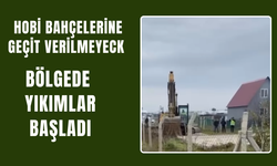 Hobi bahçelerine geçit verilmeyecek
