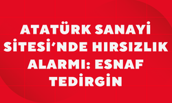 Atatürk Sanayi Sitesi’nde Hırsızlık Alarmı: Esnaf Tedirgin