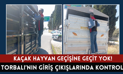 Torbalı’da Veteriner Ekiplerinden Yol Denetimi
