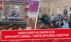 Sırrı Süreyya Önder için Torbalı'da taziye