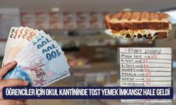 İlkokul kantininde tost yemek zengin işi oldu