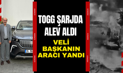 Başkan Kaçar’ın Aracı Şarj Sırasında Alev Aldı