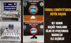 Torbalı’da bir aylık emniyet raporu: 167 aranan şahıs yakalandı