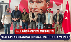 Halil Gülcü gazetecilerle bir araya geldi