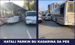 Hatalı park trafiği kilitledi!