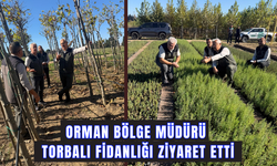 Torbalı Orman Fidanlığı’na üst düzey ziyaret