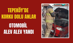 Torbalı’da Seyir Halindeki Otomobil Alev Aldı