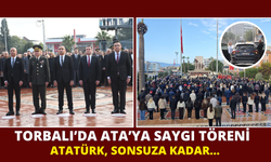 10 Kasım nedeniyle tören düzenlendi