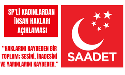 SP'li kadınlardan insan hakları açıklaması