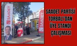 Saadet Partisi Torbalı’dan üye standı çalışması