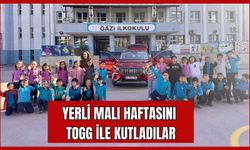 Yerli Malı Haftası’nda ezber bozan etkinlik: Gazi İlkokulu’nda TOGG sürprizi
