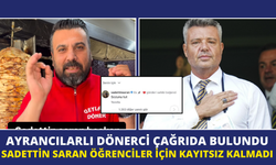 Sadettin Saran yorum yaptı öğrenciler bedava döneri kazandı