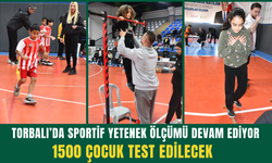 Torbalı’da sportif yetenek ölçümü devam ediyor