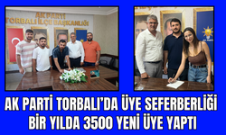 AK Parti Torbalı’da bir yılda 3 Bin 500 üye yaptı
